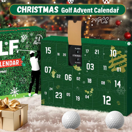 🏆 Heggalopp ⚡ Golf Adventskalender 2025 för Män - 24 Dagar av Golföverraskningar & Julkul