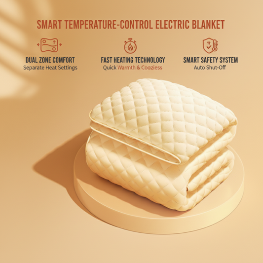 Smart temperaturreglerad uppvärmd madrassunderlägg