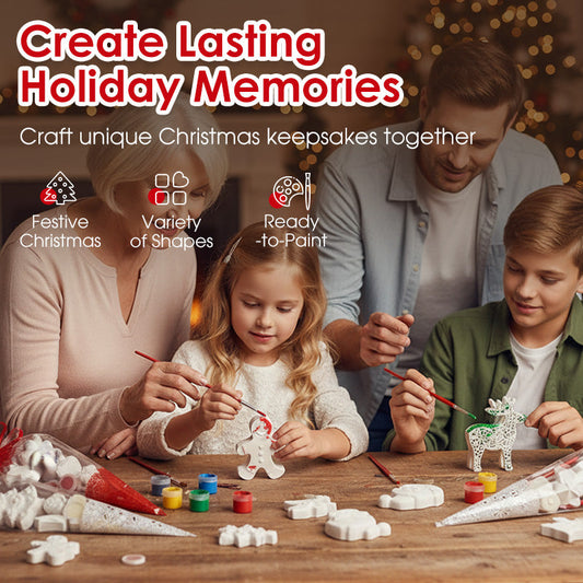 DIY julkeramikmålning för barn