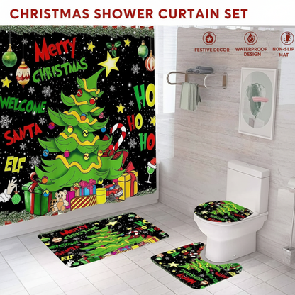 4 st vattentäta julduschdraperier