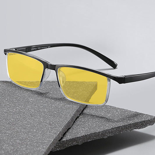 Nattseende och blåljusblockerande glasögon