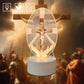 🙏Inspirerande LED-nattlampa i akryl med religiöst tema✝️Jungfru-bönelampa