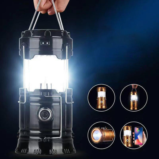 ⏰ Endast nu 49% rabatt!🔥Solcellsdriven infällbar campinglampa