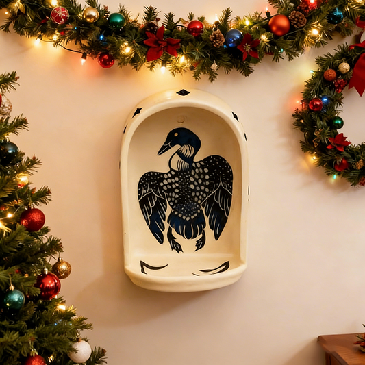 Handgjord dekorativ väggnisch