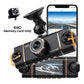 🚗📹 60% RABATT! | 4-kanals HD Dashcam – Fram, Interiör & Bak, 1080P, WiFi & GPS!