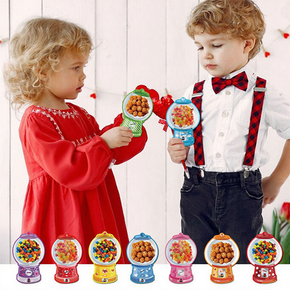 💖Godiskortsset med tuggummiautomat för barn till Alla hjärtans dag