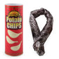 Prank Potato Chip Can med Jump Scare Snake
