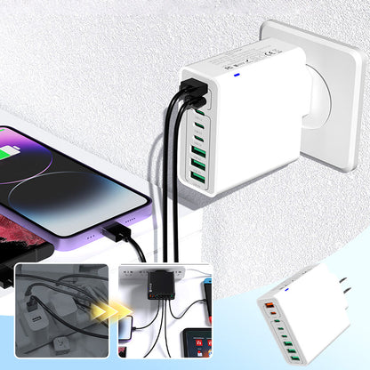 📱 50% RABATT! ⚡ Multi-Port 150W Snabbladdare – 3-enheters samtidig laddning, Kompakt design & Universell kompatibilitet 🔋