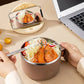 Ramen-skål i 304-rostfritt stål med isolering