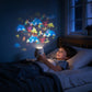 Dynamisk roterande LED-ljusprojektor