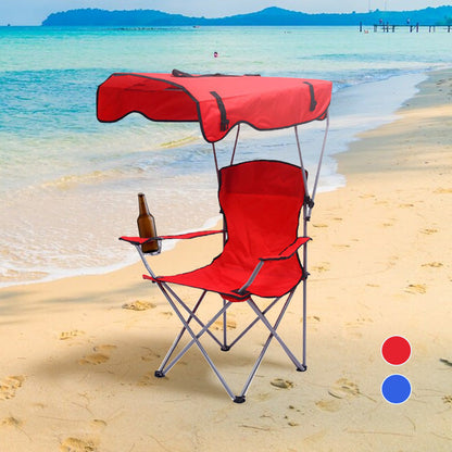 ✨Sätt dig ner – var som helst, när som helst!🍃Canopy strandstol