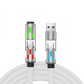 ⚡ 50% RABATT NU!🌈 Universell RGB 4-i-1 Snabbladdningskabel – 240W PD & Flytande Silikon – Hållbar 480Mbps Data Sync Sladd 🔌