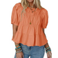 👚 60% RABATT 🌸 | Top med Puffärmar, Smock & Peplum – Romantisk & Mångsidig