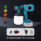 Trådlös elektrisk sprutpistol ⚡ 800 ml/minut för oavbruten sprutning 💪 Laddningsbar, trådlös, spruta i alla vinklar utan läckage. Perfekt för möbler, staket och väggar 🏠