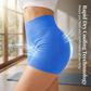 Sömlösa fitnessshorts i färgen Peach Hip