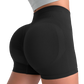 Sömlösa fitnessshorts i färgen Peach Hip