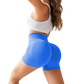 Sömlösa fitnessshorts i färgen Peach Hip