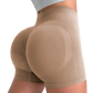 Sömlösa fitnessshorts i färgen Peach Hip
