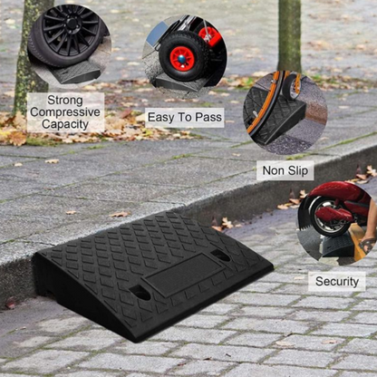 🚗 58% RABATT NU! ✨ Bärbar Lätt Kantsten Ramp för Uppfarter💎
