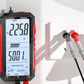 ⏰Få 49 % rabatt nu! ⏰USB-laddningsbar digital multimeter – True RMS, automatiskt områdesvärde, bakgrundsbelyst LCD-display, KAT III 1000V 🛡️