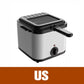 🌞Grande promotion sur les nouveautés 2026 — 50 % de réduction🍟💎 Friteuse compacte avec hublot | Friteuse électrique idéale pour les frites et les snacks