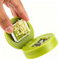 Mini-vitlökshackare och -press med behållare