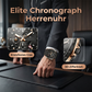 ⌚ 50 % RABATT! 🏁 Chronografklocka för herrar med silikonarmband – stoppur, vattentät och sportigt-elegant design – perfekt för en aktiv vardag eller speciella tillfällen 💪