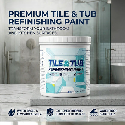 Premiumfärgskit för kakel och badkarsrenovering