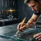 Professionell glasskärare i pennform