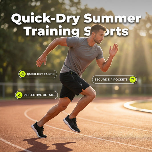 📢📢Superprisvärt – får du 3 stycken på en gång⏰Sommar-sportshorts med snabbtorkande material för män