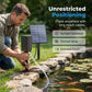 🔥 50% RABATT 🐟 Solcellsdriven dammluftare med inbyggd luftpump ☀️ Syresätt vattnet effektivt – utan elkostnader 🌿