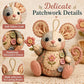 🧵 50% RABATT NU! 🐭 Vintage Lapptäcksmus DIY-kit – Allt Ingår, Steg-för-steg-guide & Charmig 3D-design – Avkopplande Hantverk & Perfekt Present 🎁