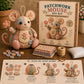 🧵 50% RABATT NU! 🐭 Vintage Lapptäcksmus DIY-kit – Allt Ingår, Steg-för-steg-guide & Charmig 3D-design – Avkopplande Hantverk & Perfekt Present 🎁