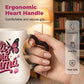 Ceramic Mug Heart Handle Color-Changing Tea Cup