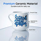 Ceramic Mug Heart Handle Color-Changing Tea Cup