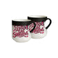 Ceramic Mug Heart Handle Color-Changing Tea Cup