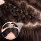 Women's Natural Black Hair Toppers with Clips