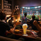 Fotbollsformat glas för sportfans