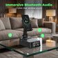 🎵📞 3‑i‑1 Bluetooth-högtalare, telefonstativ & högtalartelefon – hör varje samtal tydligt & högt! Perfekt för äldre 🧓❤️🔊