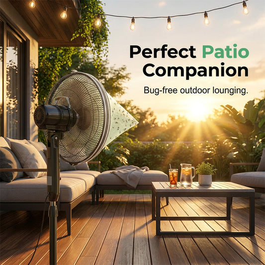 Miljövänlig myggfälla med fläkt