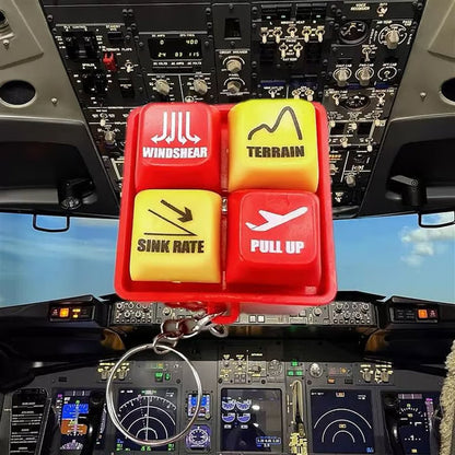 🚨📢Airbus-varningsljudsimulator med nyckelring