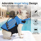 🐕50 % RABATT! Reflekterande hundflytväst med änglavingar – hög flytkraft, handtag för snabb räddning och andningsbart nätmaterial. Reflekterande band för kvällsbad. Säker och bedårande! 🌊✨