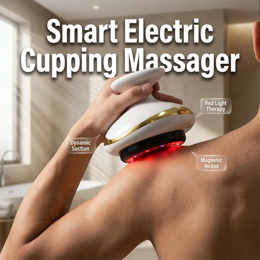 ⏳50 % rabatt under en begränsad tid⏰Smart elektrisk koppnings- och gua sha-massager