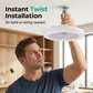 E27 Aroma Fan Ceiling Light