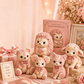 🎀49 % RABATT🎁DIY-kit för lapptäcke i filt: ”Pink Enchanted Forest”