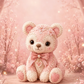 🎀49 % RABATT🎁DIY-kit för lapptäcke i filt: ”Pink Enchanted Forest”