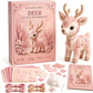 🎀49 % RABATT🎁DIY-kit för lapptäcke i filt: ”Pink Enchanted Forest”