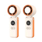 Portable Foldable Handheld Cooling Fan with Ice Compress