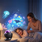 Ocean Starry Sky-projektor och nattlampa med musik till barnrummet