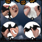 🦇 50% rabatt ！！Halloween-set med 3D-dekorationsklistermärken med fladdermöss